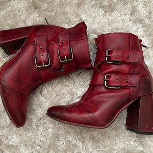 Shoes | Freebird Joey Boots Red 